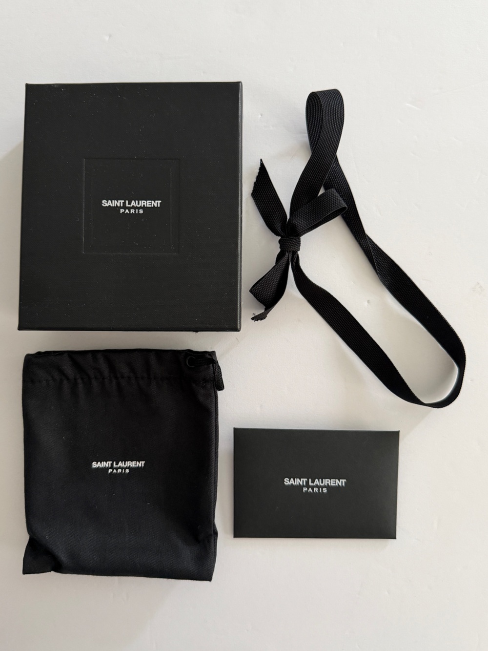 Saint Laurent Paris Black Storage Box Set
